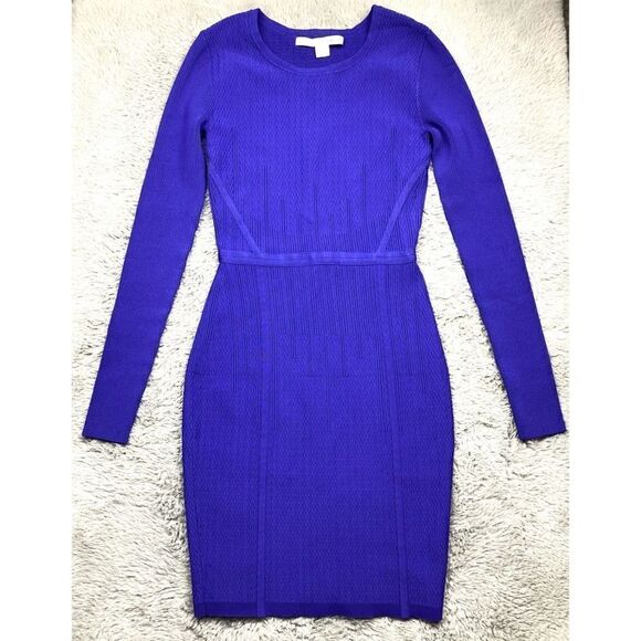 Diane von Furstenberg Riana blue bandage dresss